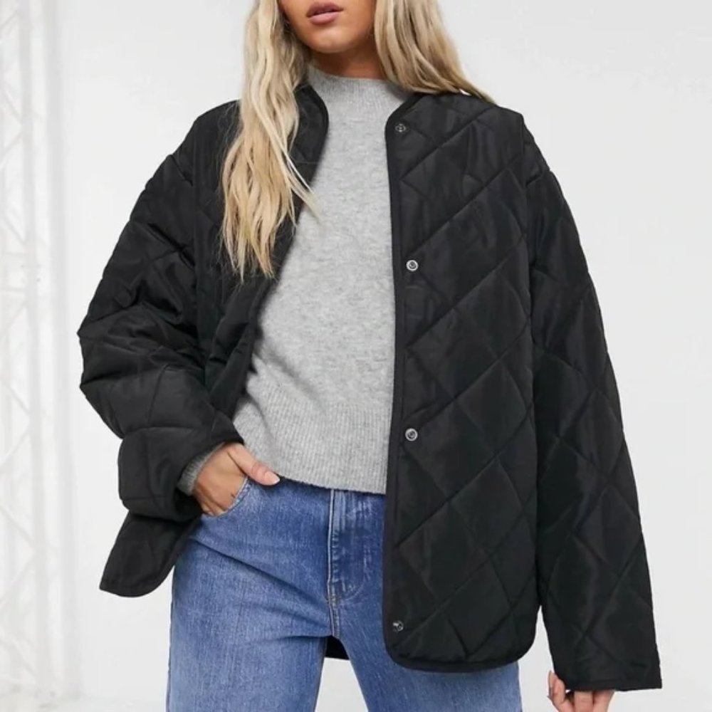 & Other Stories Quilted Jacket